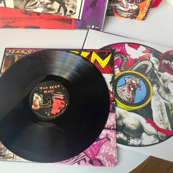 0000/2000 Yeah Yeah Yeahs SIGNED Fever to Tell LTD ED Deluxe BOX + Cassette tape - Picture 10 of 16